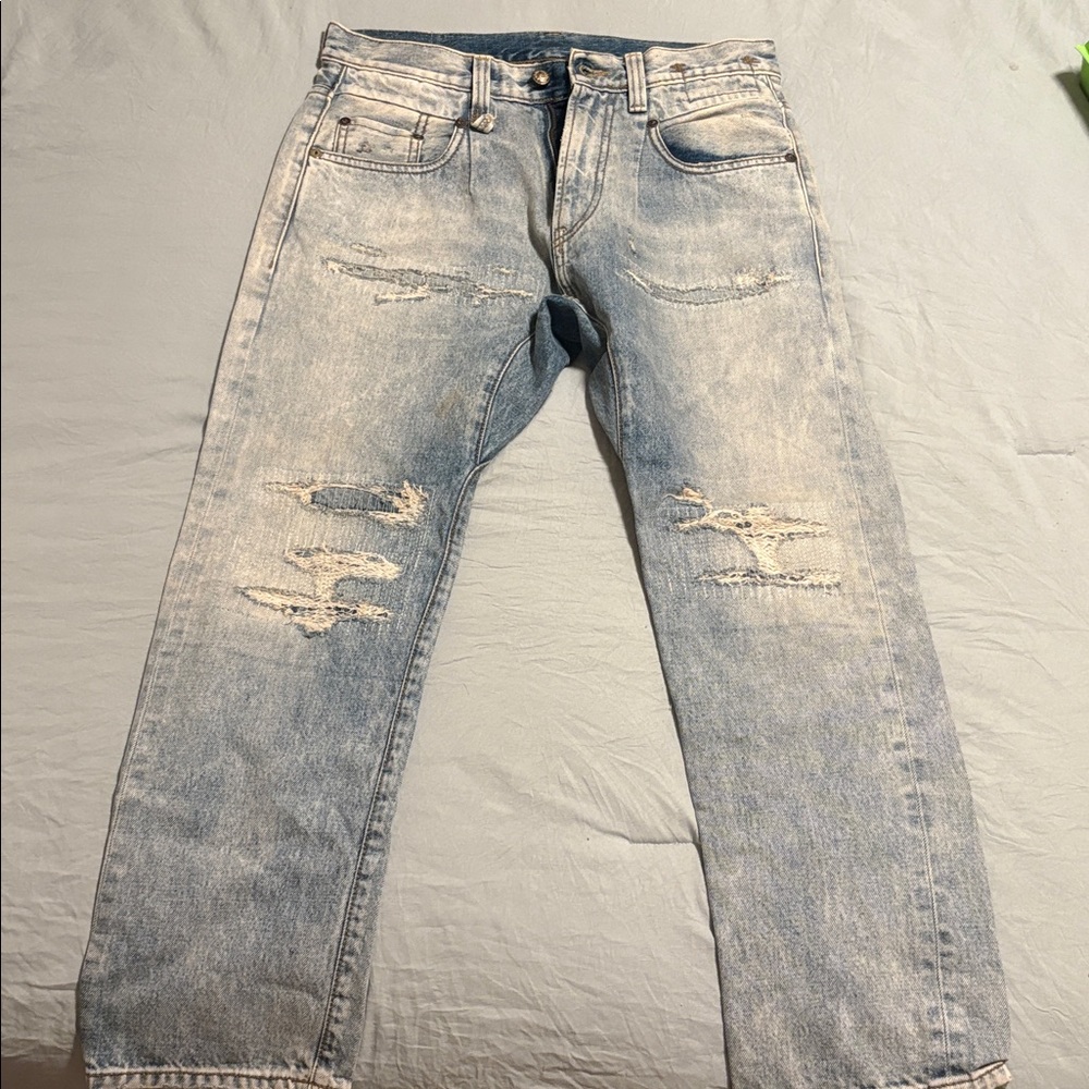 R13 Light Blue Denim Jeans